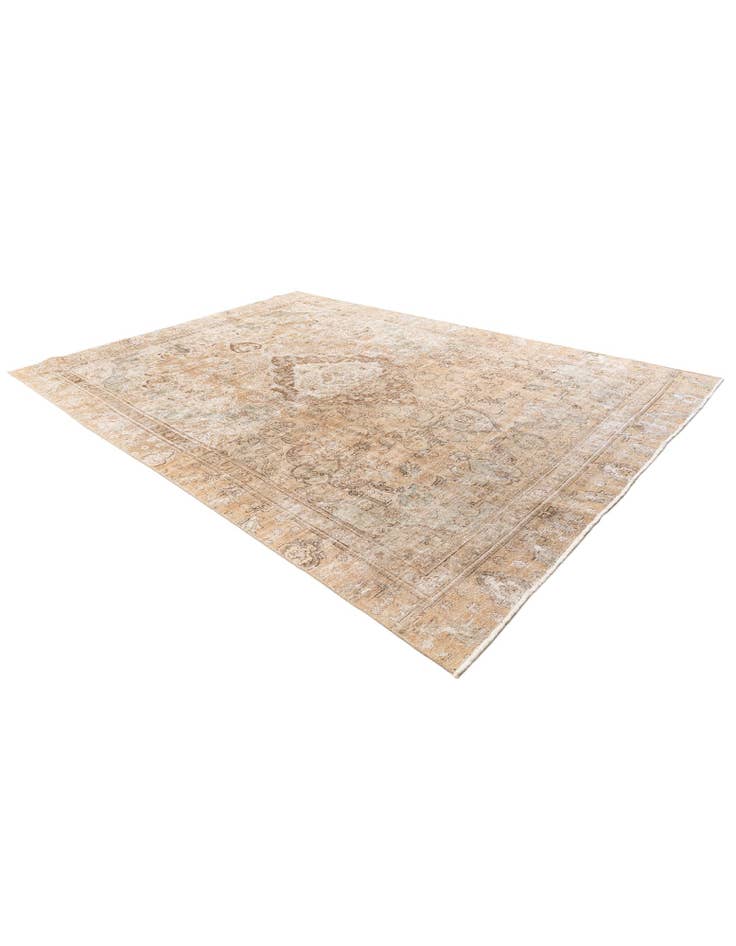 Detail image of 9' x 12' 9 Hand Knotted Ultra Vintage Persian Wool Rug
