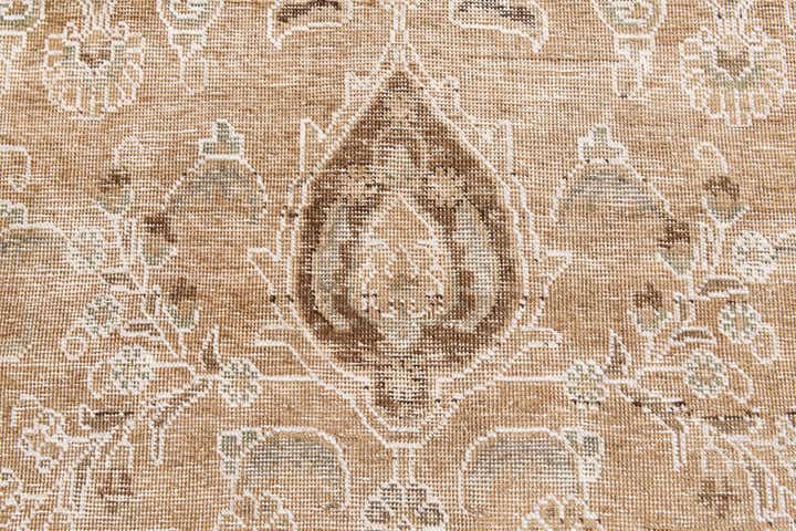 9' x 12' 9 Hand Knotted Ultra Vintage Persian Wool Rug