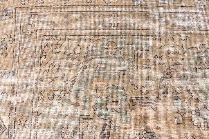 9' x 12' 9 Hand Knotted Ultra Vintage Persian Wool Rug