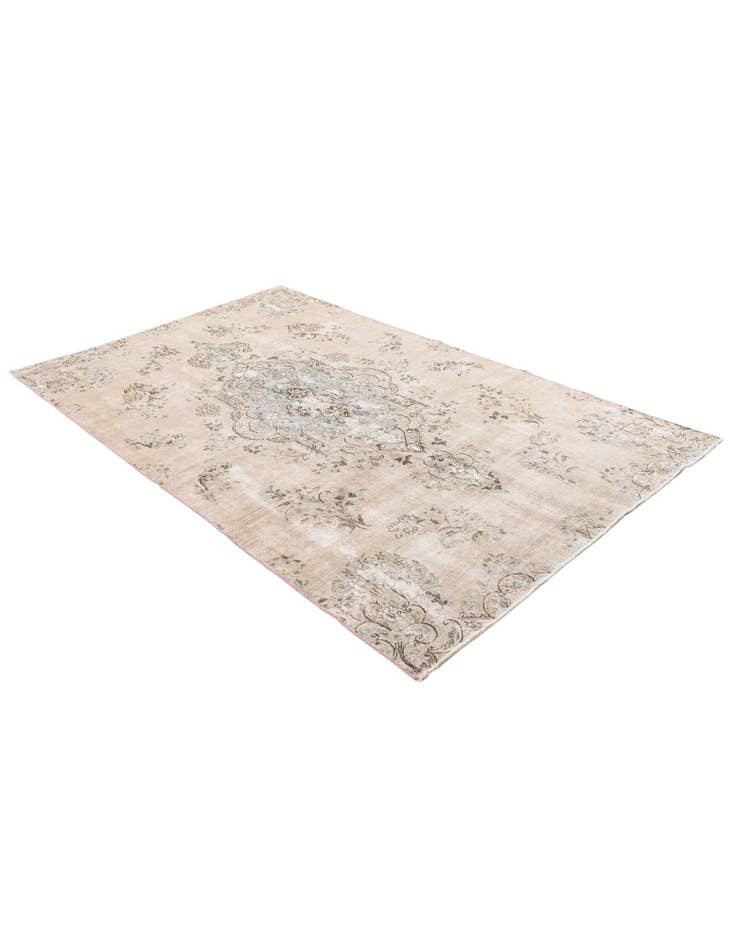 Detail image of 5' 1 x 8' 8 Hand Knotted Ultra Vintage Persian Wool Rug