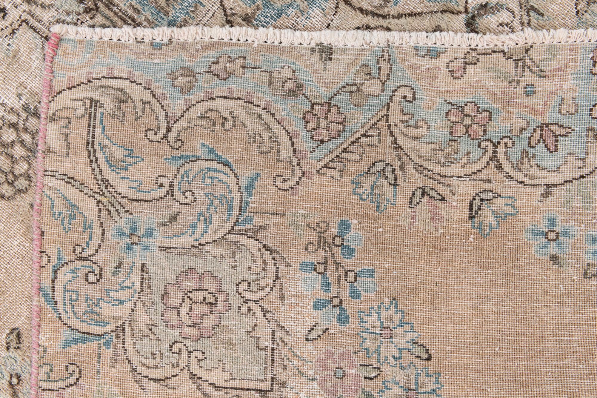 5' 1 x 8' 8 Hand Knotted Ultra Vintage Persian Wool Rug