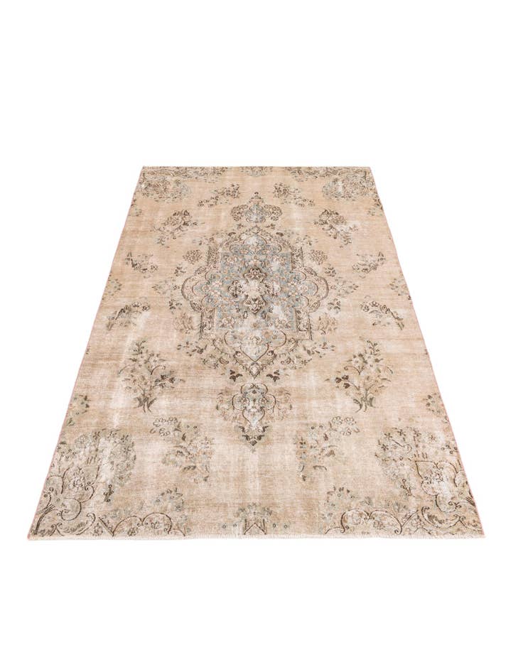 Detail image of 5' 1 x 8' 8  Hand Knotted Ultra Vintage Persian Wool Rug