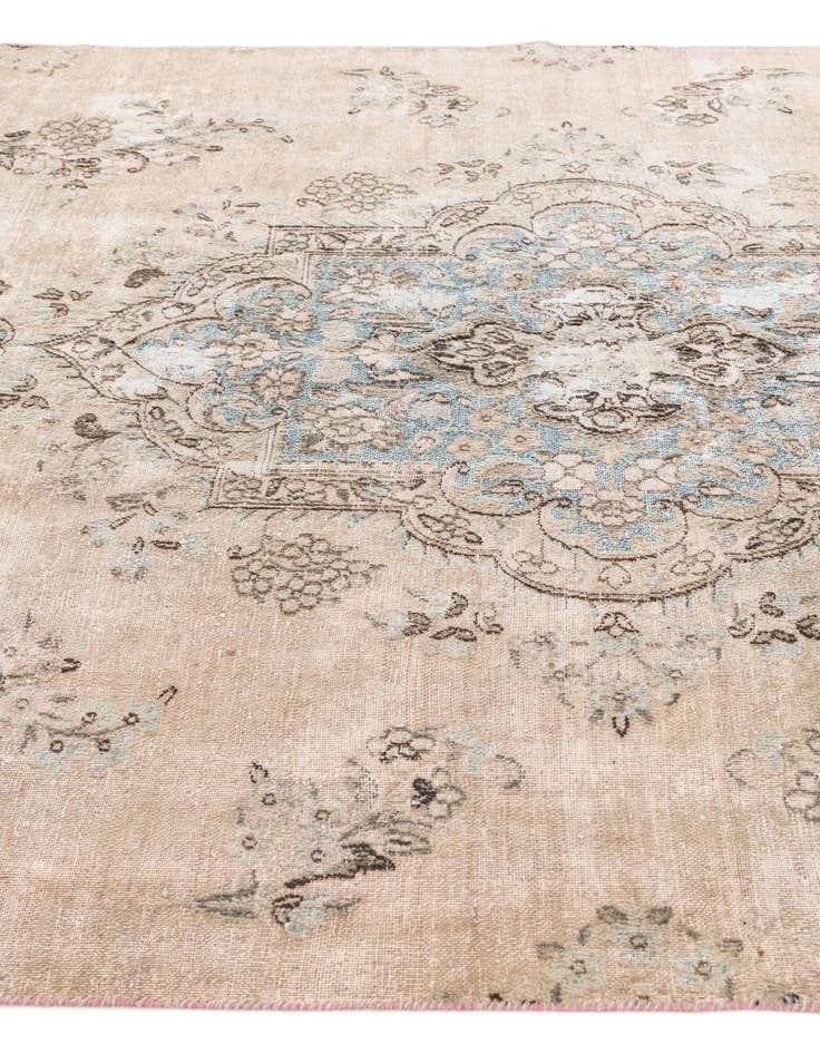 Detail image of 5' 1 x 8' 8  Hand Knotted Ultra Vintage Persian Wool Rug