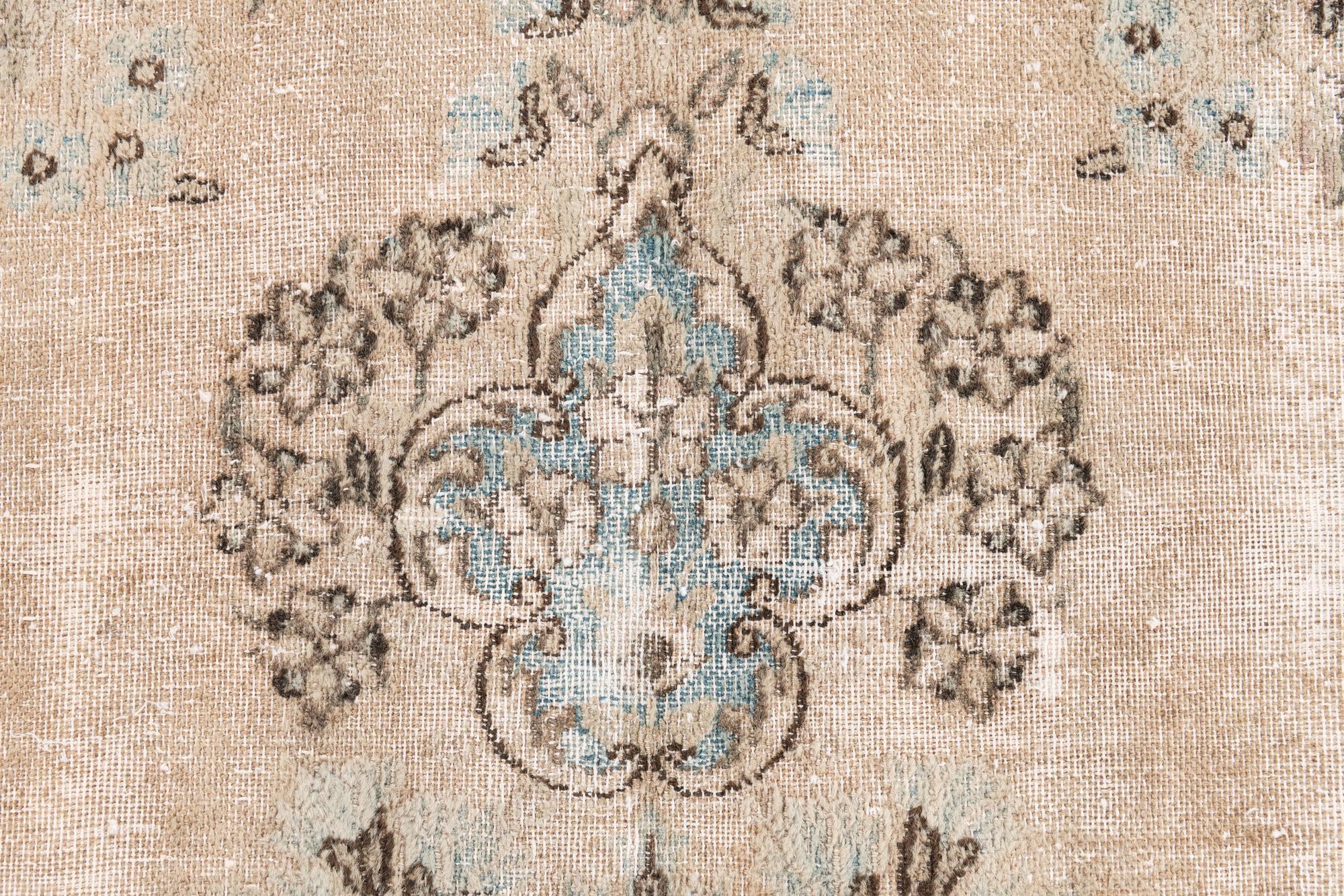 5' 1 x 8' 8 Hand Knotted Ultra Vintage Persian Wool Rug