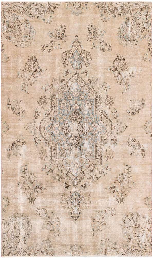 5' 1 x 8' 8 Hand Knotted Ultra Vintage Persian Wool Rug