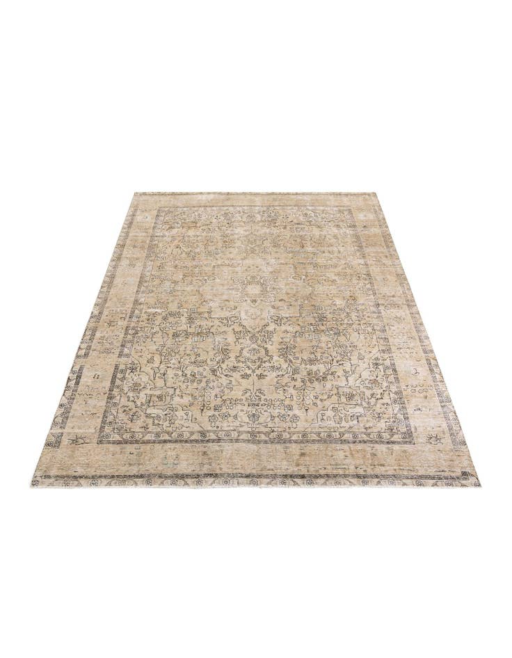 Detail image of 9' 9 x 12' 10 Hand Knotted Ultra Vintage Persian Wool Rug