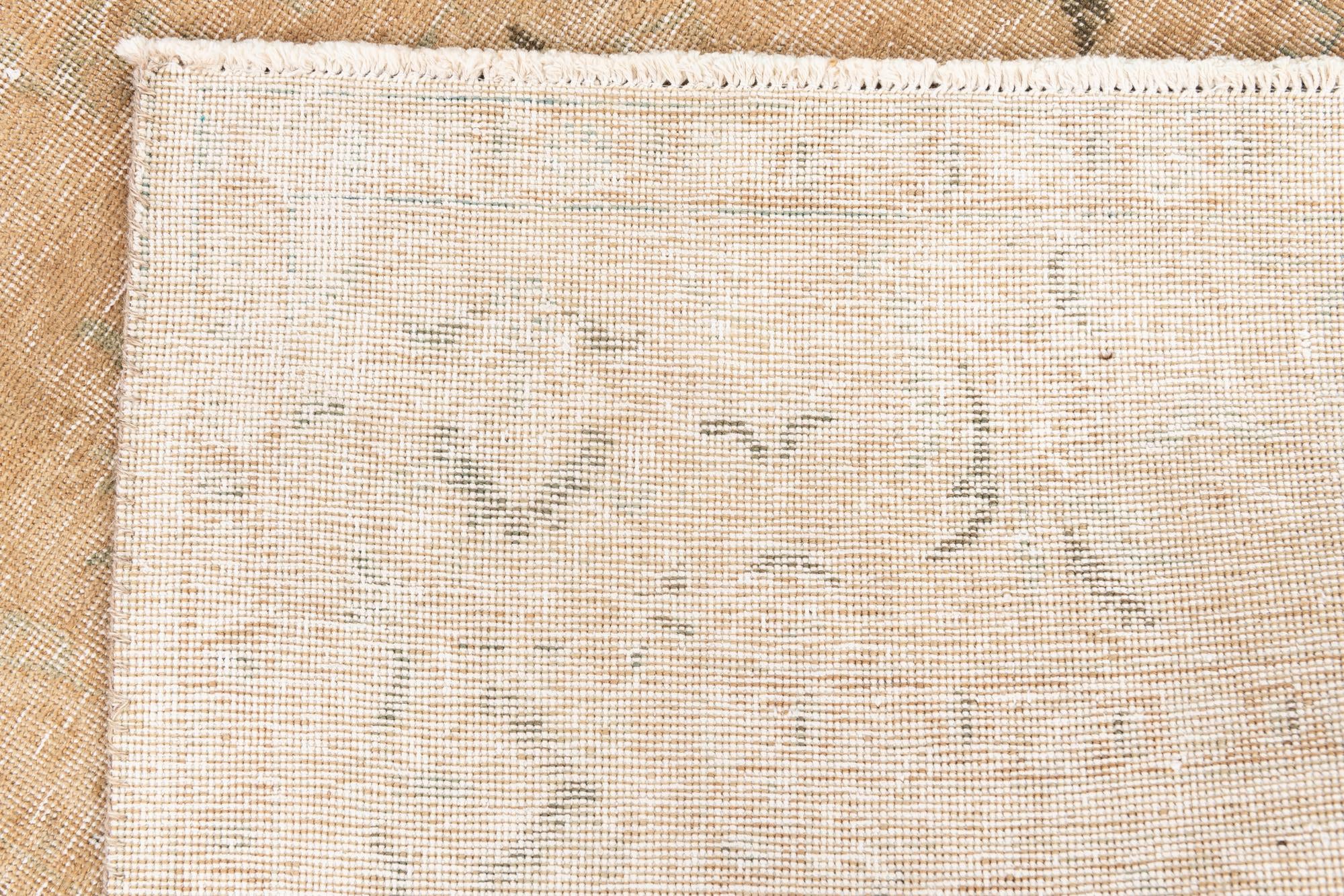 7' 2 x 11' 3 Hand Knotted Ultra Vintage Persian Wool Rug