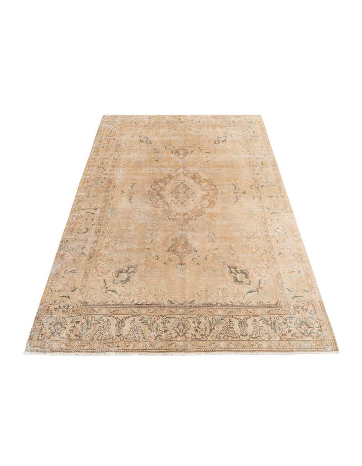 Vue détaillée : 220cm x 345cm Noué main Ultra Vintage Tapis Persan Laine