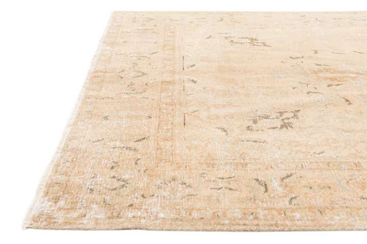 220cm x 345cm Noué main Ultra Vintage Tapis Persan Laine