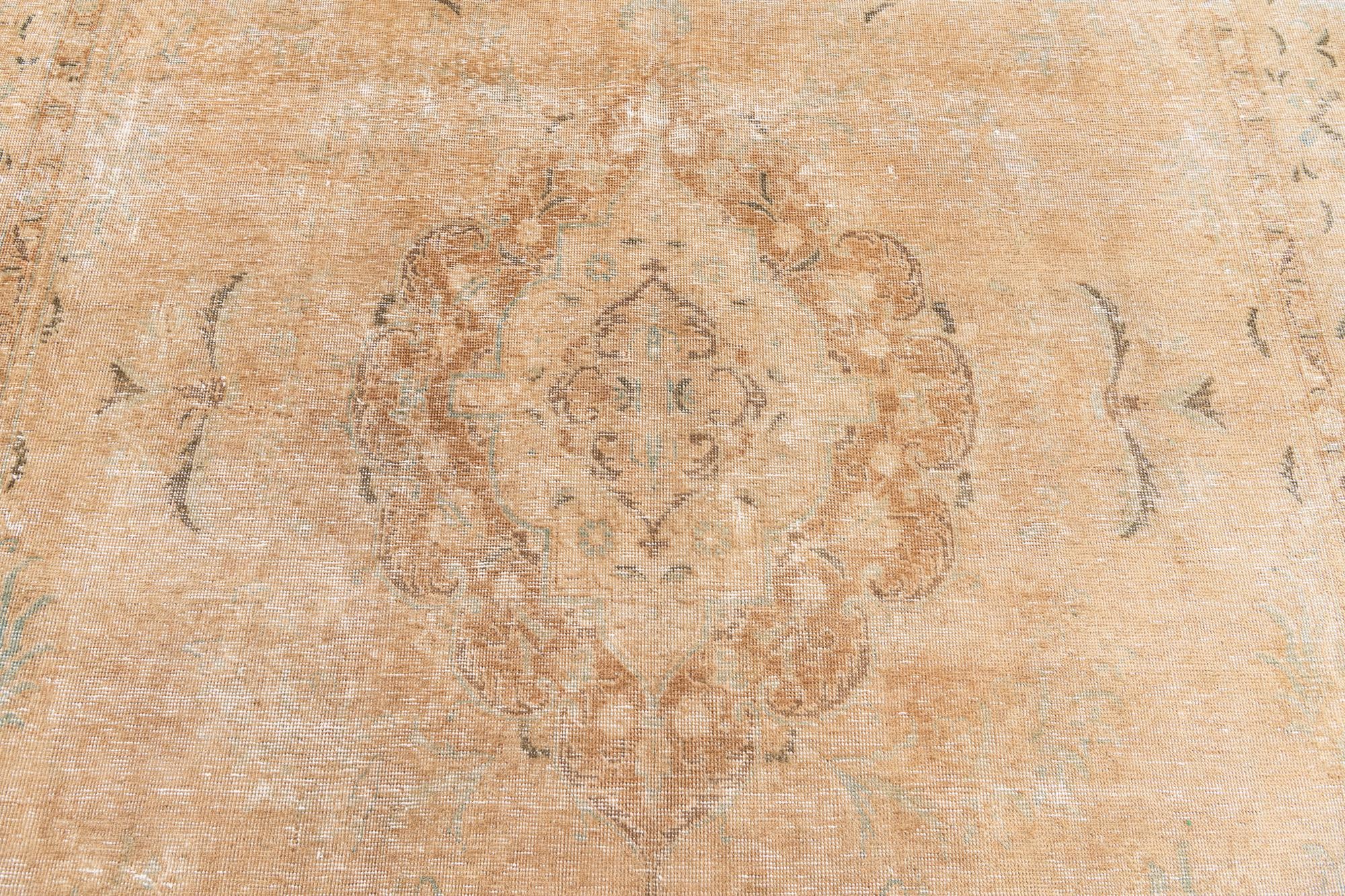 7' 2 x 11' 3 Hand Knotted Ultra Vintage Persian Wool Rug