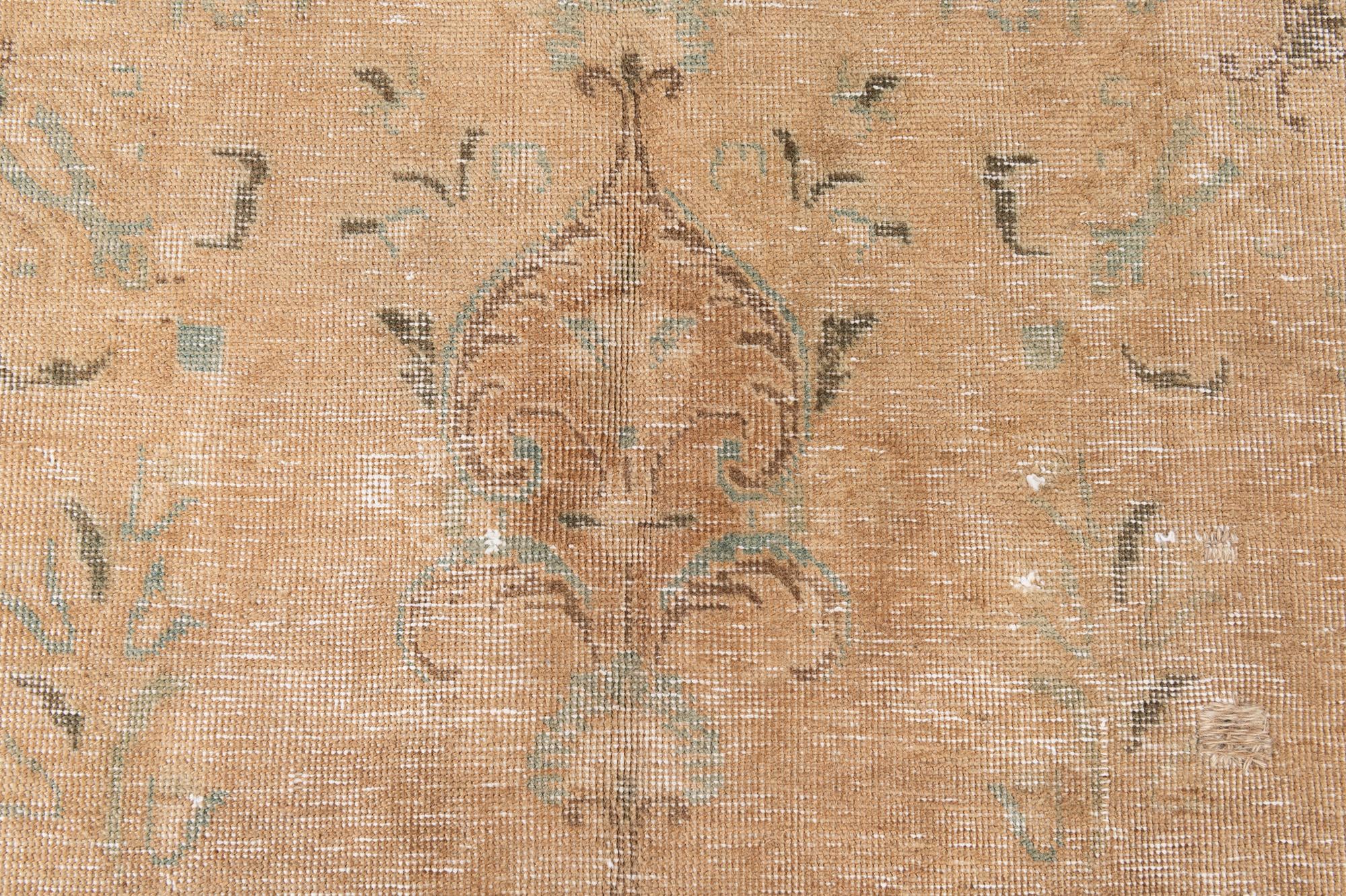 7' 2 x 11' 3 Hand Knotted Ultra Vintage Persian Wool Rug