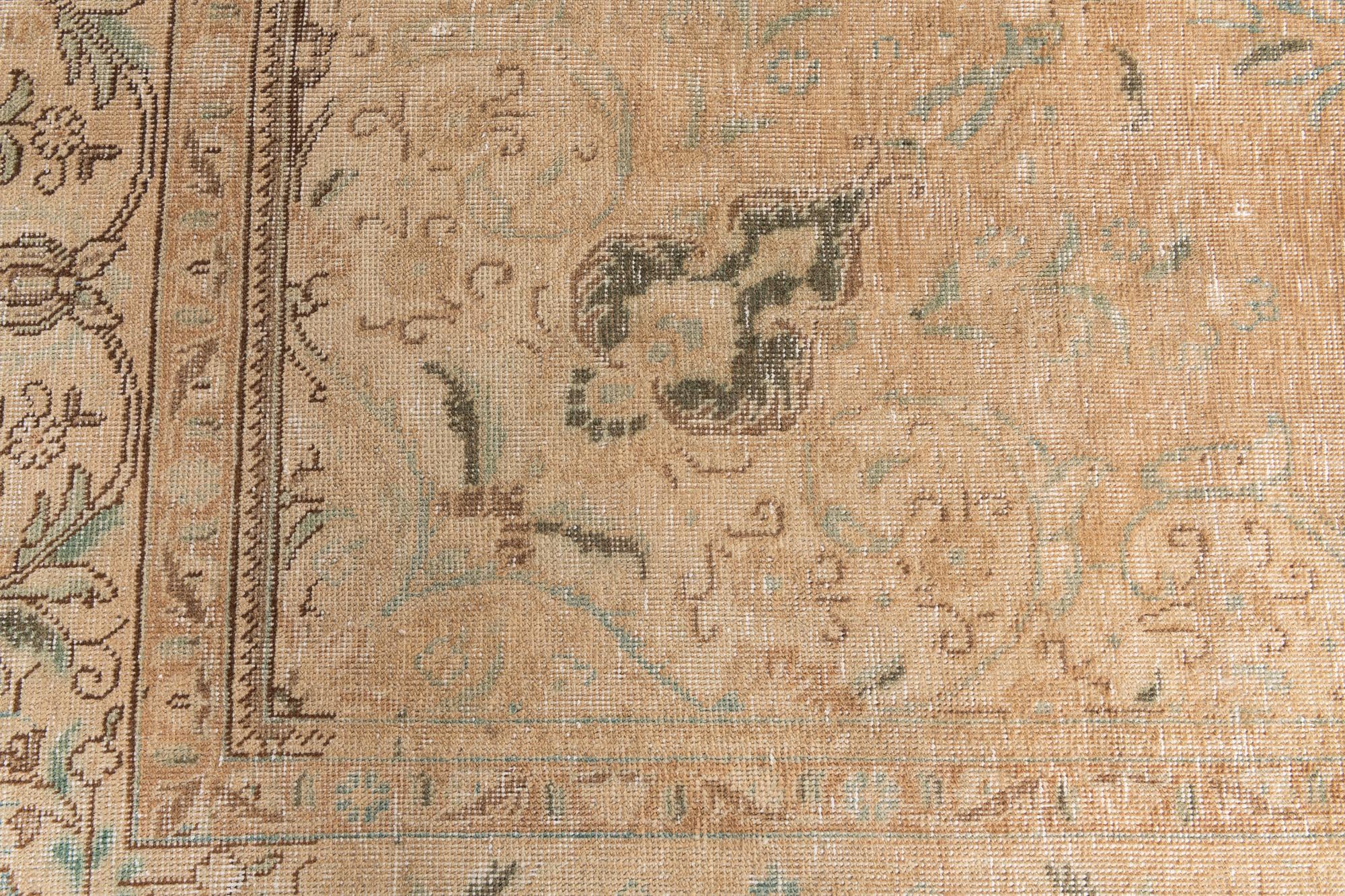 7' 2 x 11' 3 Hand Knotted Ultra Vintage Persian Wool Rug