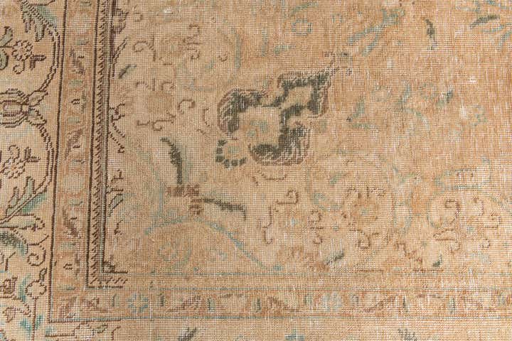 220cm x 345cm Noué main Ultra Vintage Tapis Persan Laine