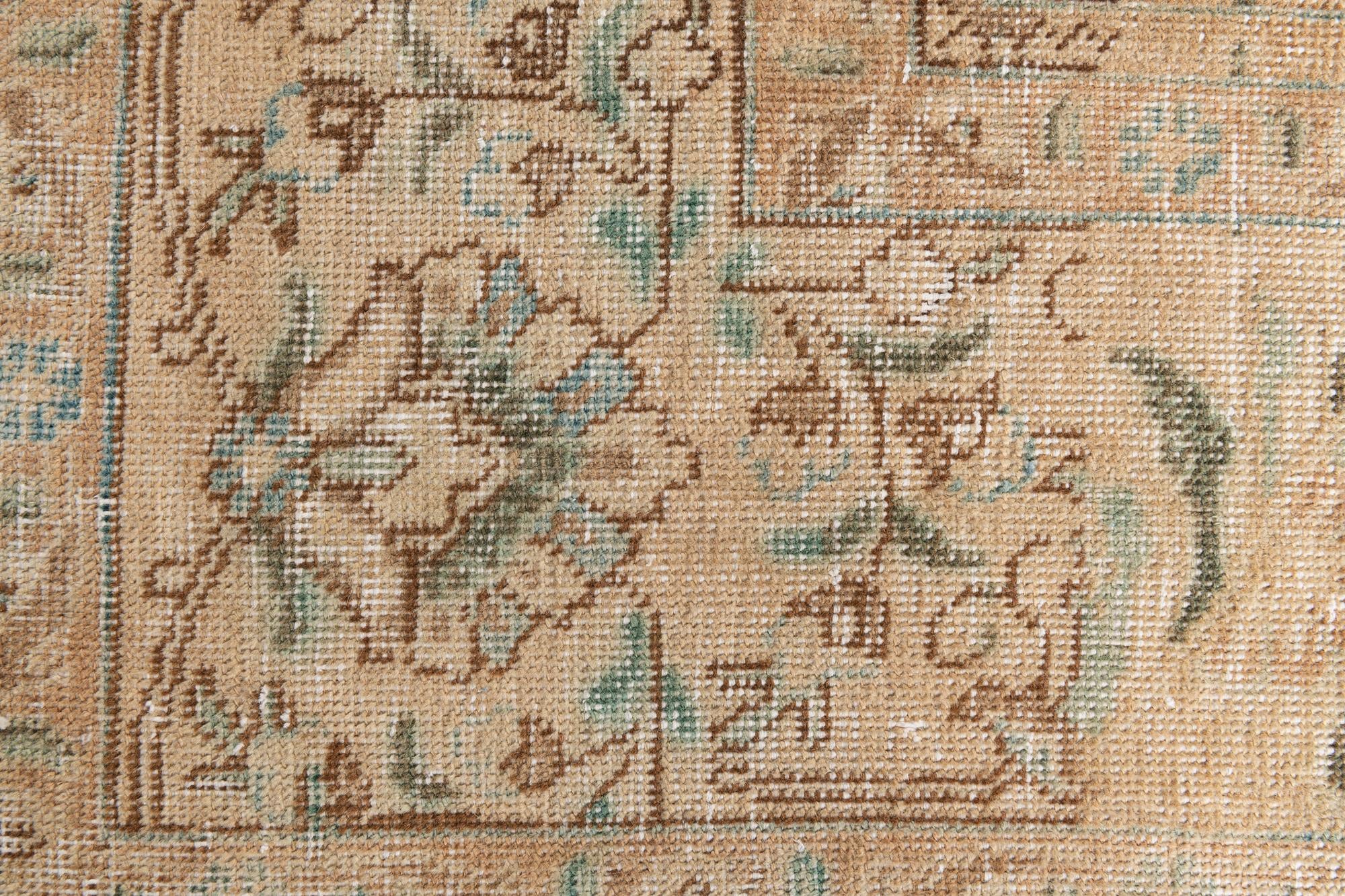 7' 2 x 11' 3 Hand Knotted Ultra Vintage Persian Wool Rug