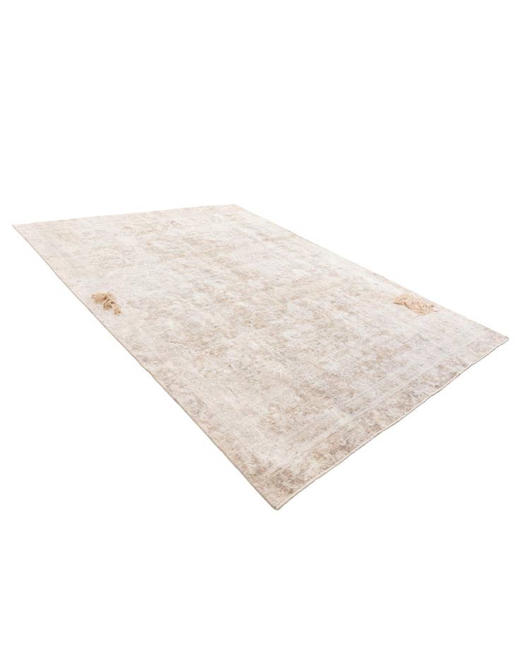 Detail image of 8' 1 x 10' 9 Hand Knotted Ultra Vintage Persian Wool Rug