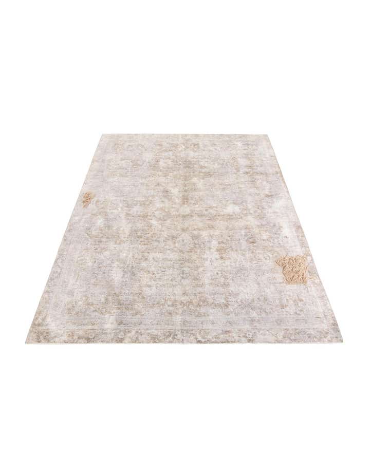 8' 1 x 10' 9 Hand Knotted Ultra Vintage Persian Wool Rug