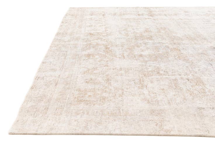 Detail image of 8' 1 x 10' 9 Hand Knotted Ultra Vintage Persian Wool Rug