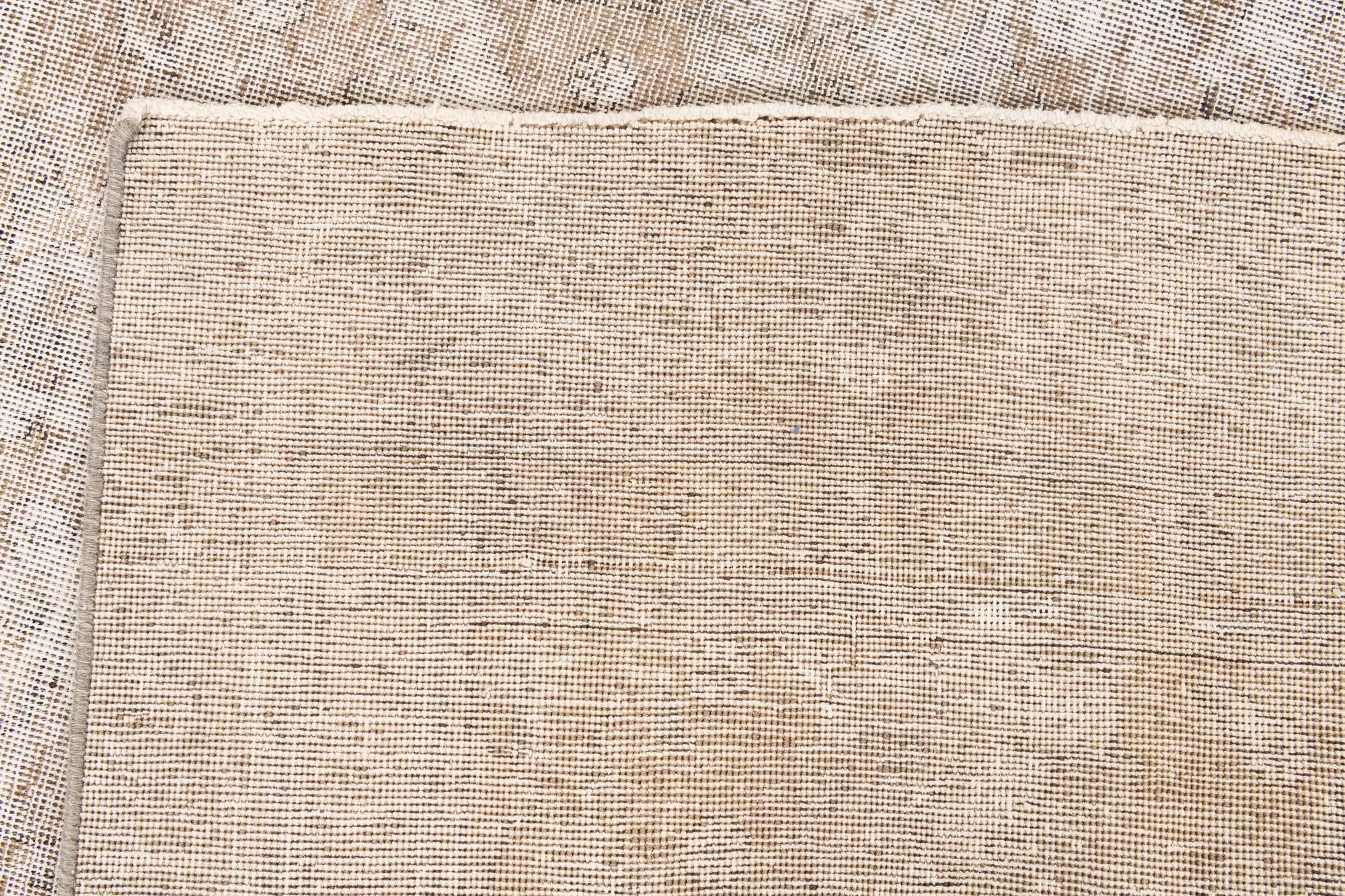 8' 1 x 10' 9 Hand Knotted Ultra Vintage Persian Wool Rug