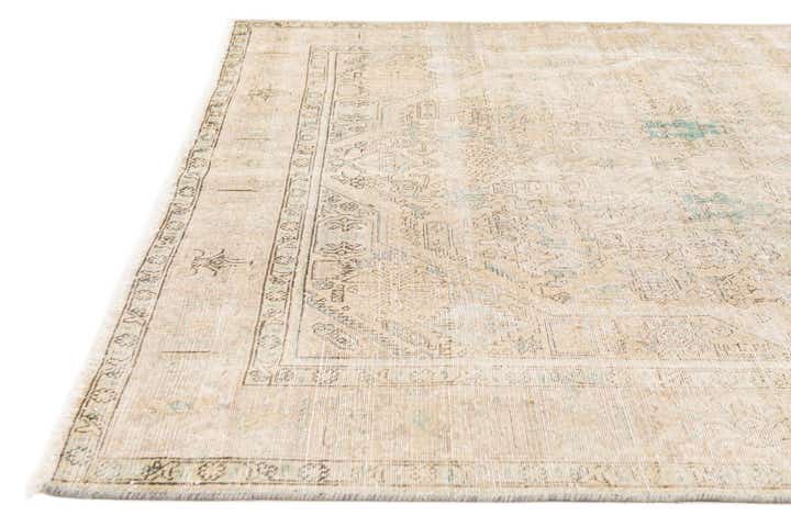6' 4 x 9' 7 Hand Knotted Ultra Vintage Persian Wool Rug