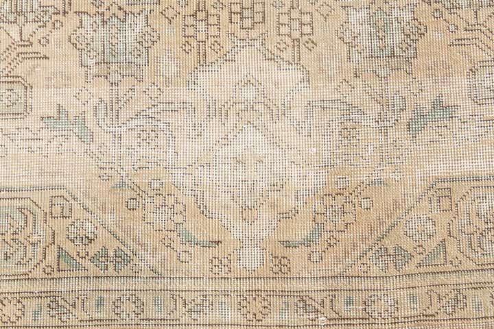 6' 4 x 9' 7 Hand Knotted Ultra Vintage Persian Wool Rug