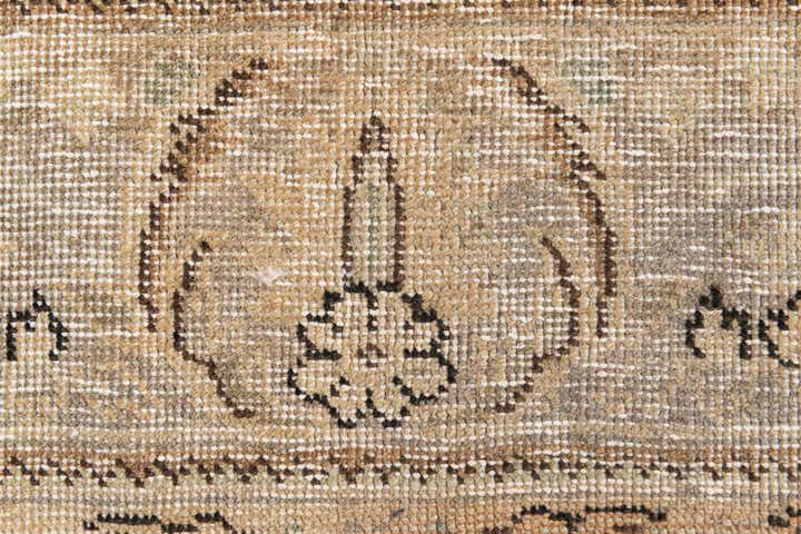 6' 9 x 9' 5 Hand Knotted Ultra Vintage Persian Wool Rug