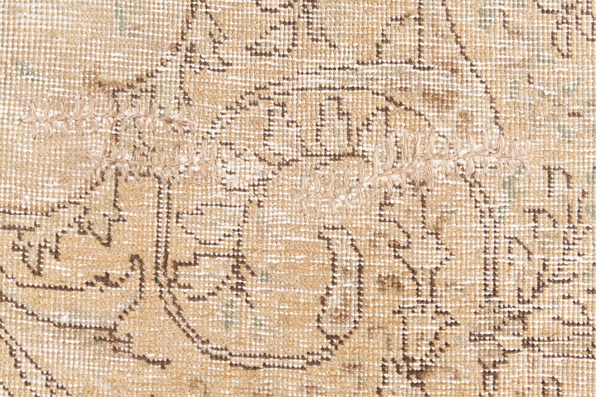 6' 9 x 9' 5 Hand Knotted Ultra Vintage Persian Wool Rug