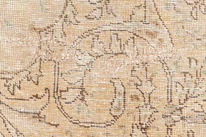 6' 9 x 9' 5 Hand Knotted Ultra Vintage Persian Wool Rug