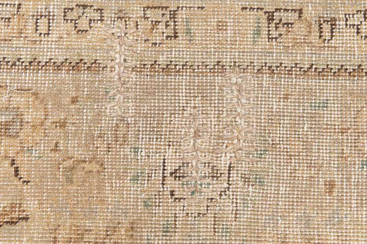 6' 9 x 9' 5 Hand Knotted Ultra Vintage Persian Wool Rug