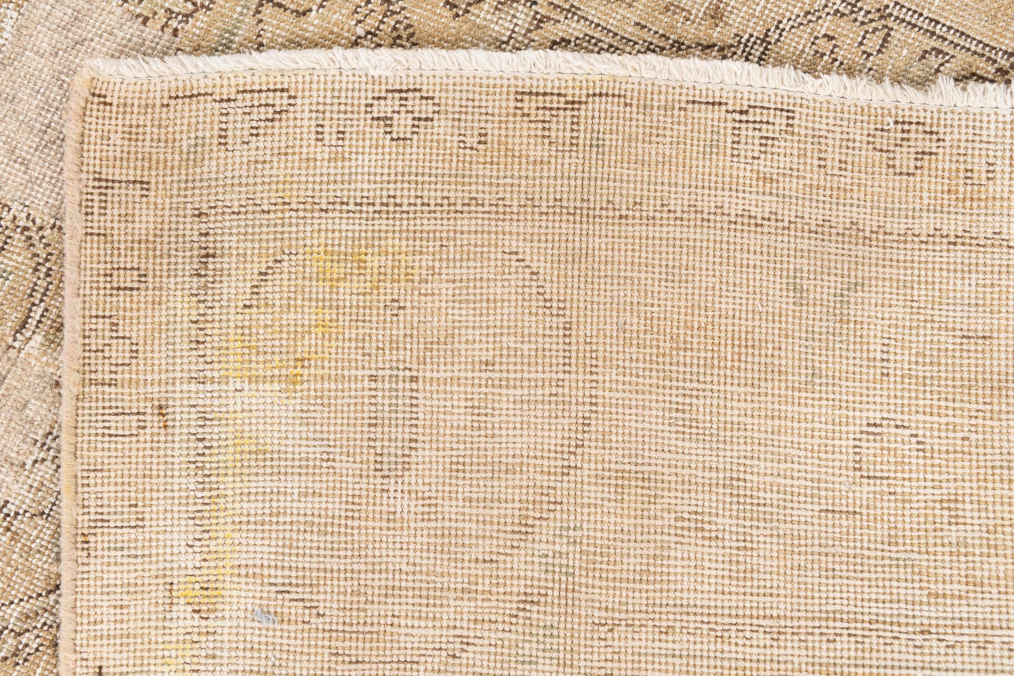 6' 9 x 9' 5 Hand Knotted Ultra Vintage Persian Wool Rug