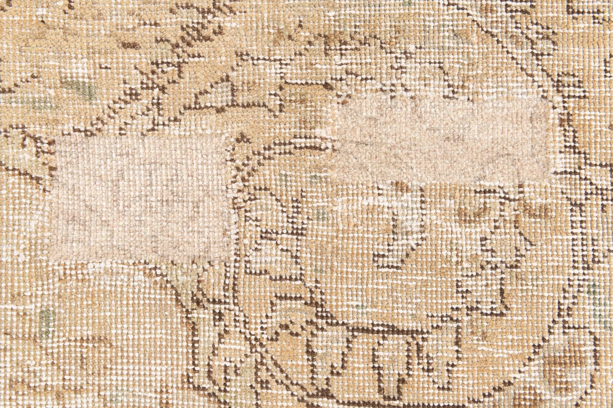 6' 9 x 9' 5 Hand Knotted Ultra Vintage Persian Wool Rug