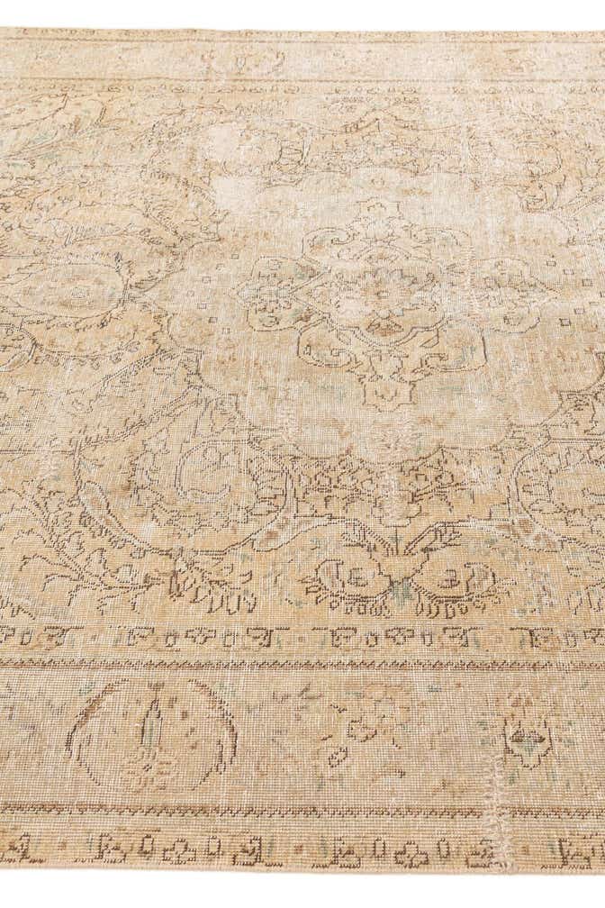 6' 9 x 9' 5 Hand Knotted Ultra Vintage Persian Wool Rug