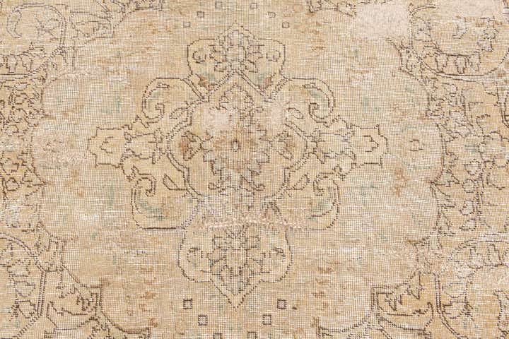 6' 9 x 9' 5 Hand Knotted Ultra Vintage Persian Wool Rug