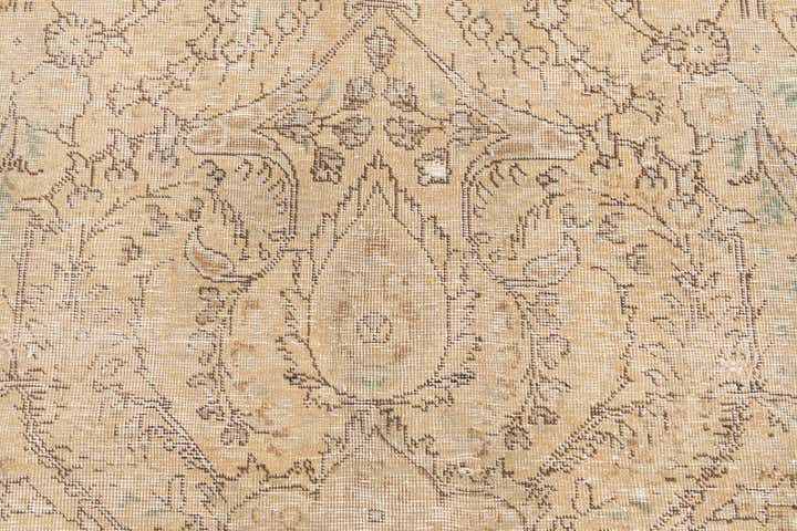 6' 9 x 9' 5 Hand Knotted Ultra Vintage Persian Wool Rug