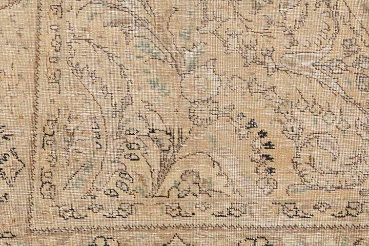 6' 9 x 9' 5 Hand Knotted Ultra Vintage Persian Wool Rug