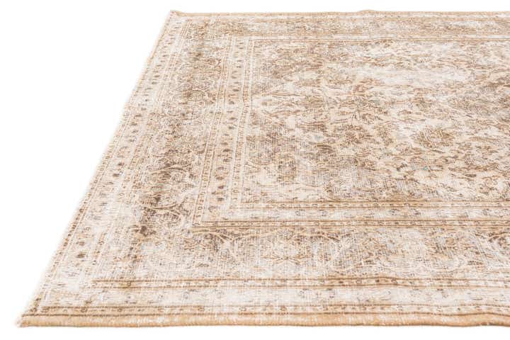 6' 5 x 9' 5 Hand Knotted Ultra Vintage Persian Wool Rug