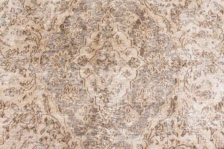 6' 5 x 9' 5 Hand Knotted Ultra Vintage Persian Wool Rug