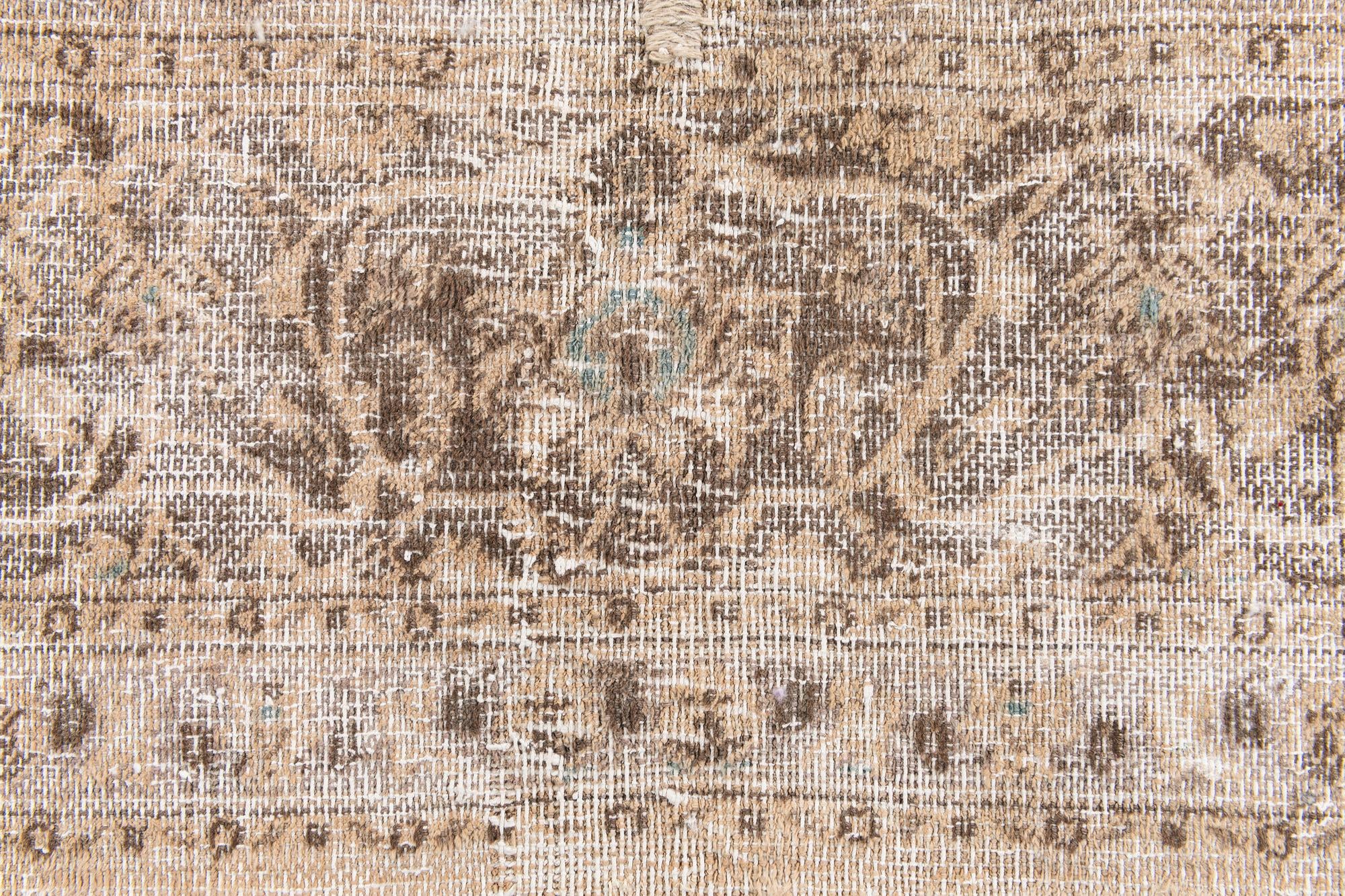 6' 5 x 9' 5 Hand Knotted Ultra Vintage Persian Wool Rug