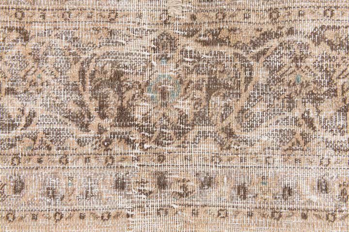 6' 5 x 9' 5 Hand Knotted Ultra Vintage Persian Wool Rug