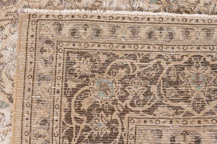 6' 5 x 9' 5 Hand Knotted Ultra Vintage Persian Wool Rug