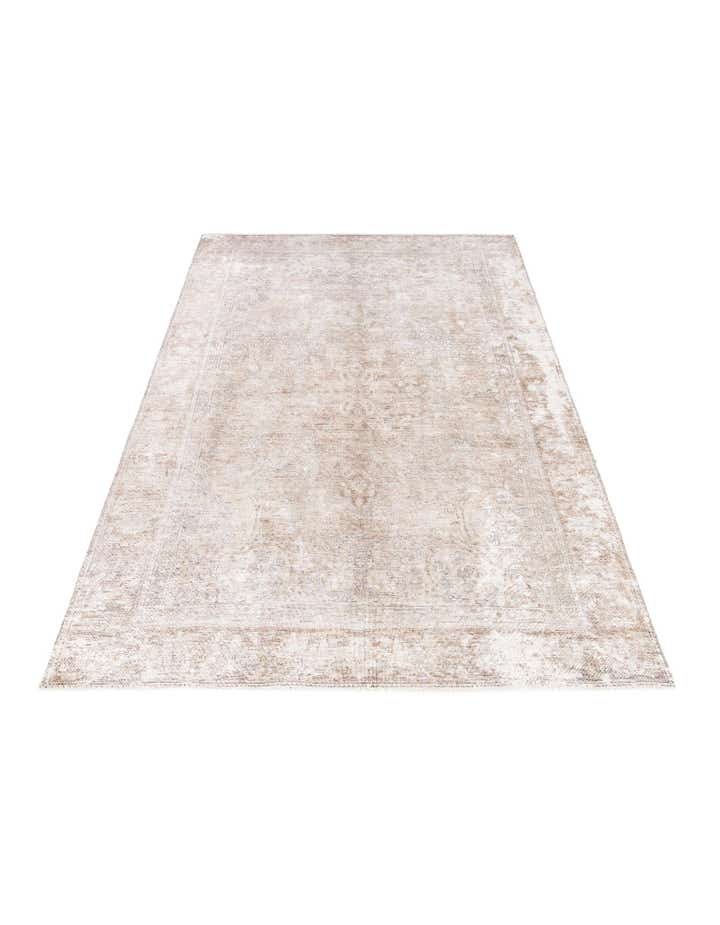 6' 4 x 9' 5 Hand Knotted Ultra Vintage Persian Wool Rug