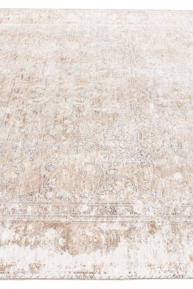 Detail image of 6' 4 x 9' 5 Hand Knotted Ultra Vintage Persian Wool Rug