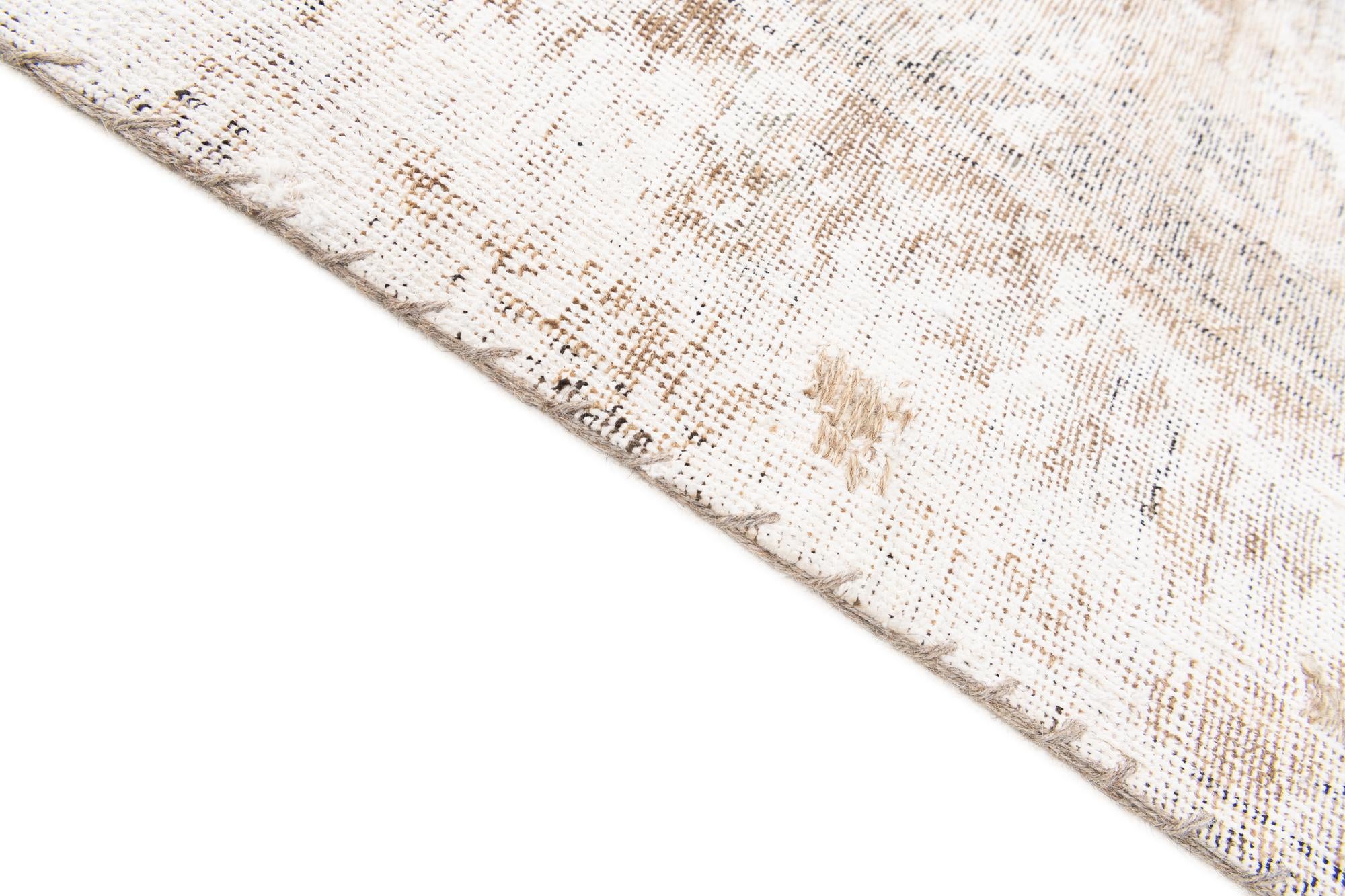 6' 4 x 9' 5 Hand Knotted Ultra Vintage Persian Wool Rug