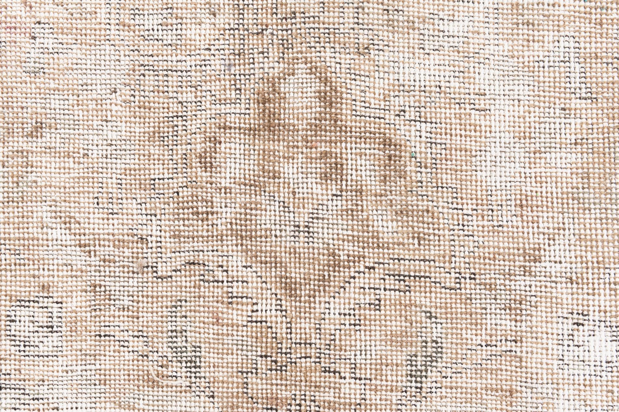 6' 4 x 9' 5 Hand Knotted Ultra Vintage Persian Wool Rug