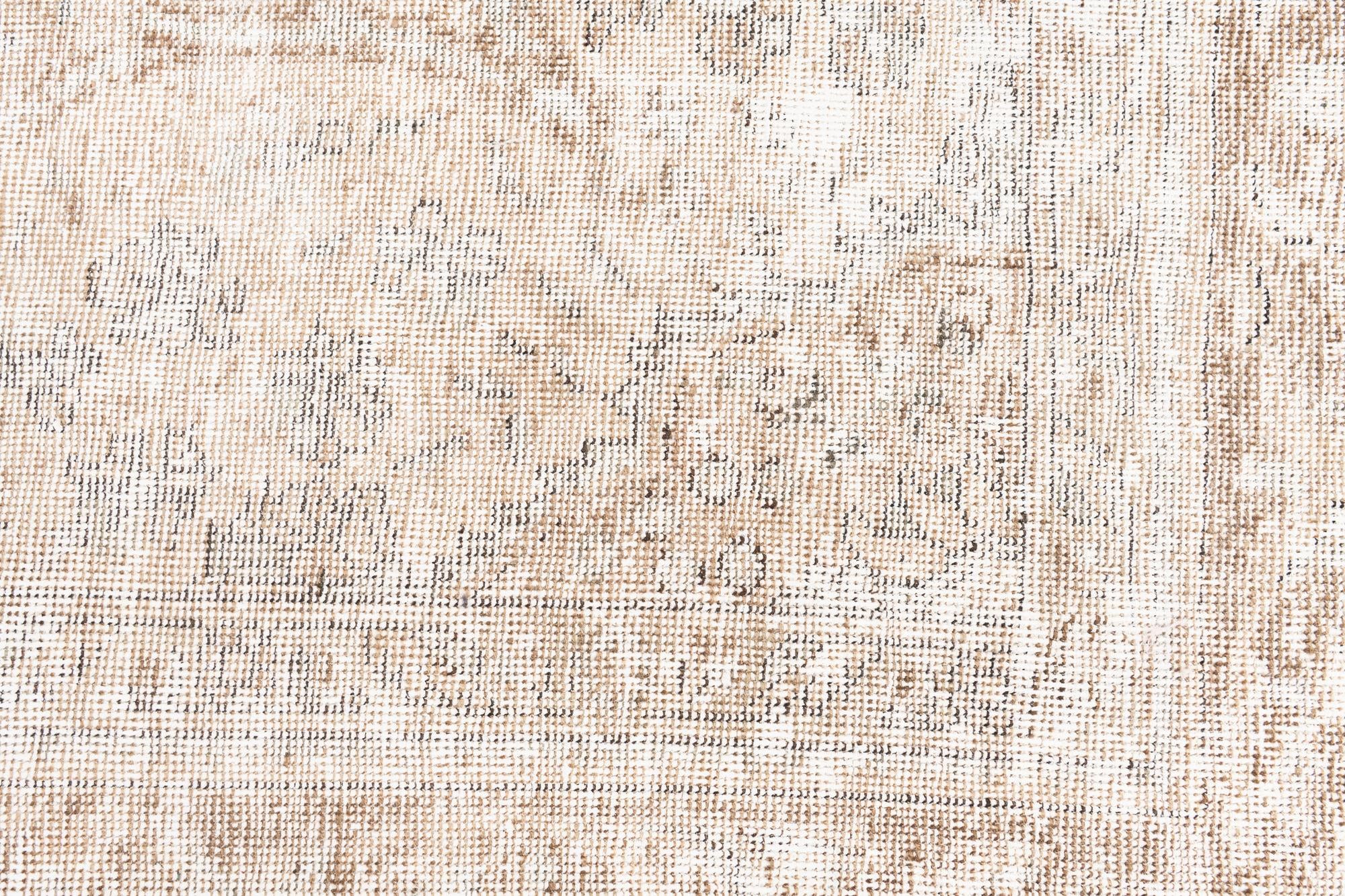 6' 4 x 9' 5 Hand Knotted Ultra Vintage Persian Wool Rug