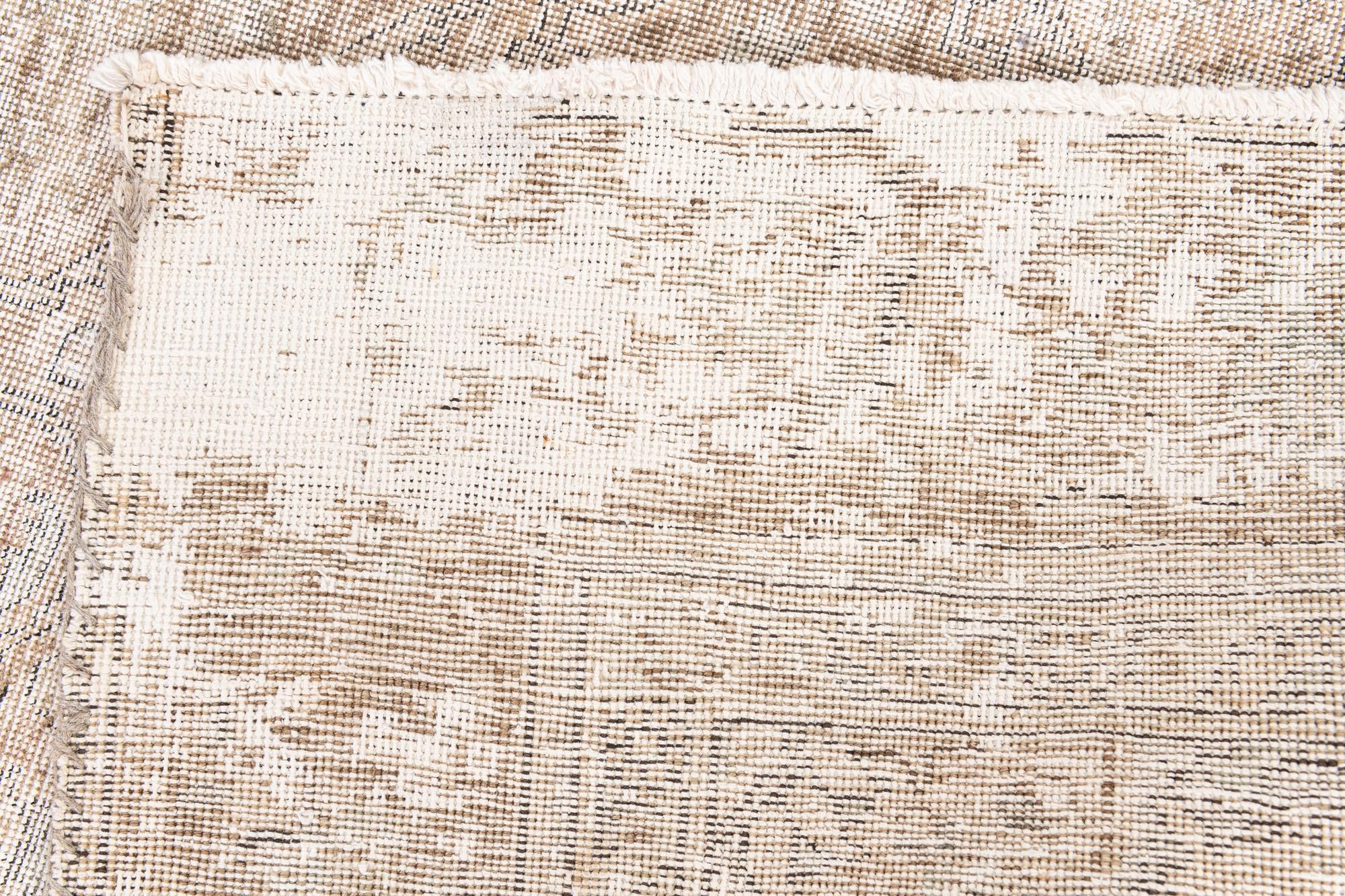 6' 4 x 9' 5 Hand Knotted Ultra Vintage Persian Wool Rug