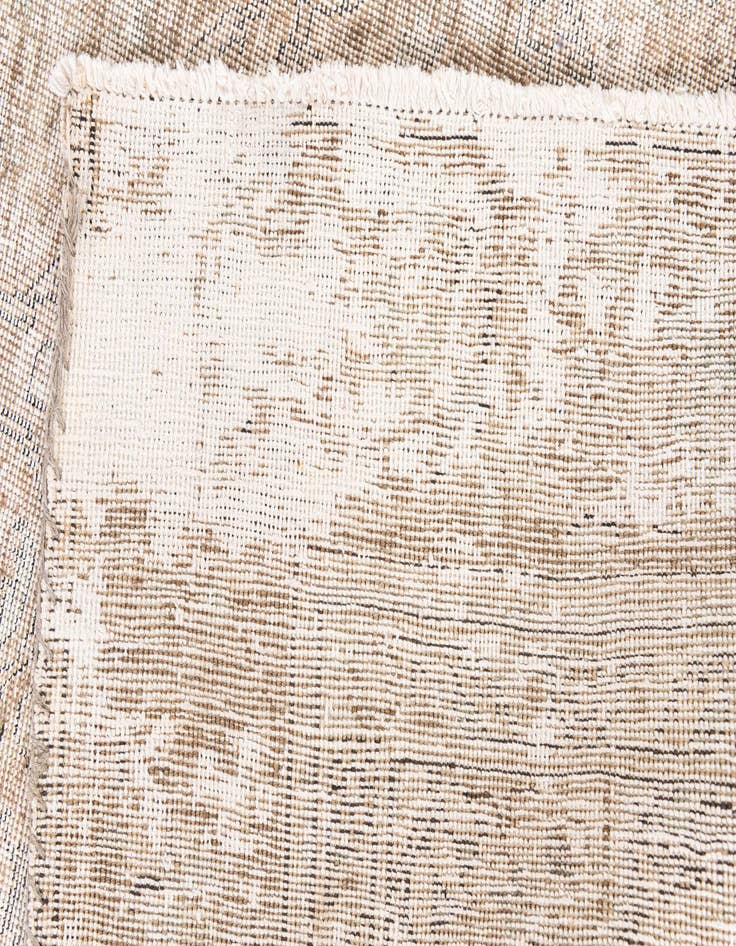 Detail image of 6' 4 x 9' 5  Hand Knotted Ultra Vintage Persian Wool Rug