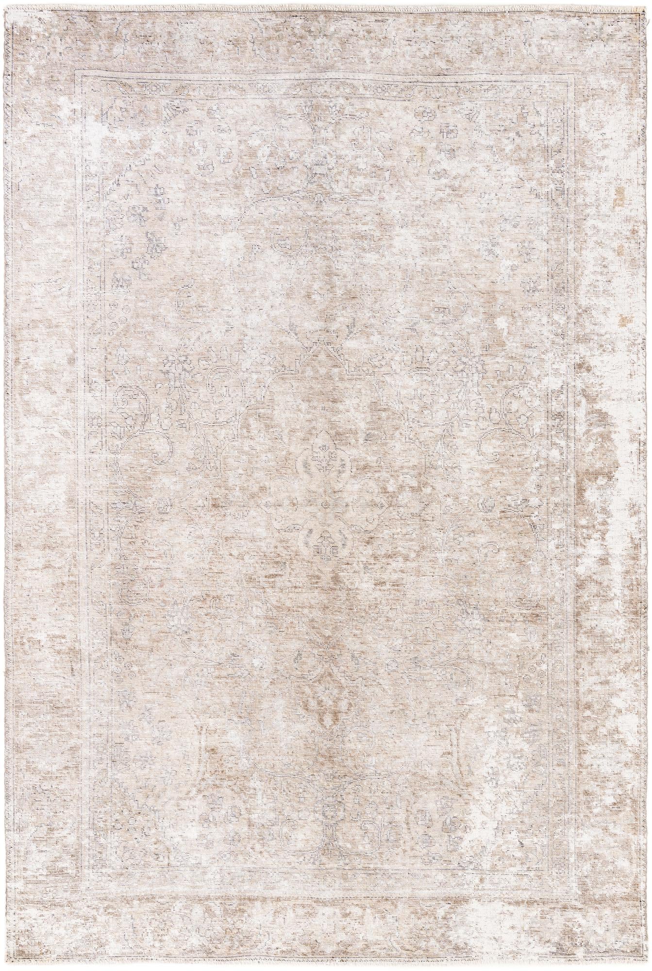 6' 4 x 9' 5 Hand Knotted Ultra Vintage Persian Wool Rug