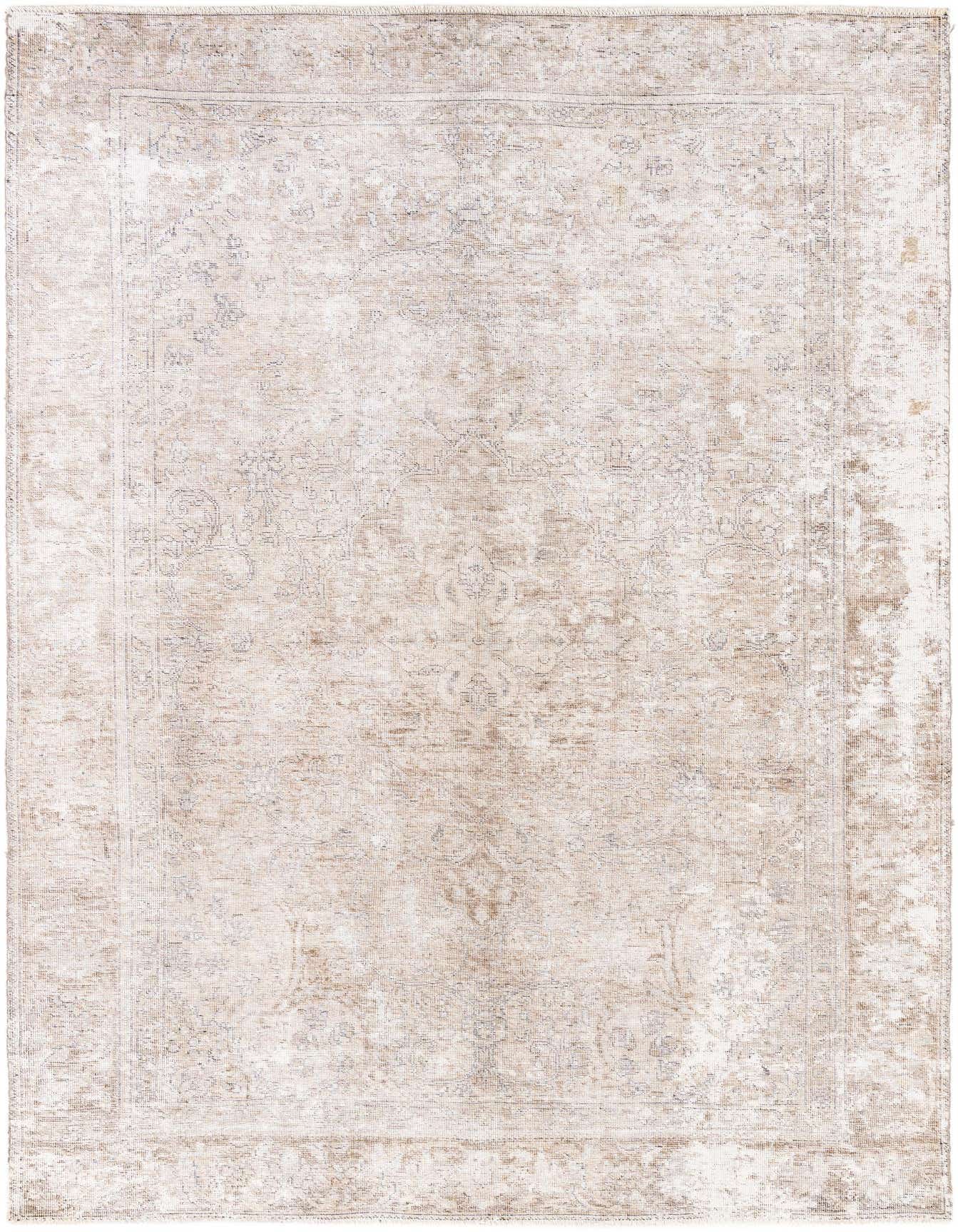 Primary image 6' 4 x 9' 5  Hand Knotted Ultra Vintage Persian Wool Rug