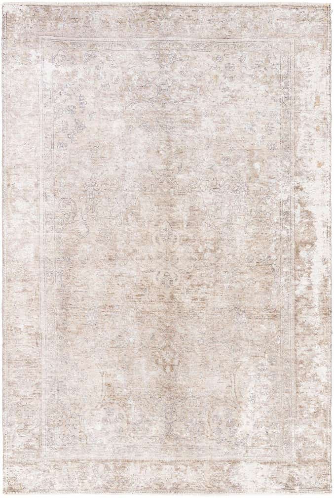 6' 4 x 9' 5 Hand Knotted Ultra Vintage Persian Wool Rug