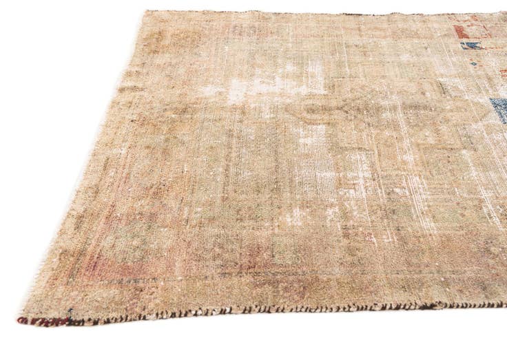 Detail image of 4' 2 x 6' 8 Hand Knotted Ultra Vintage Persian Wool Rug